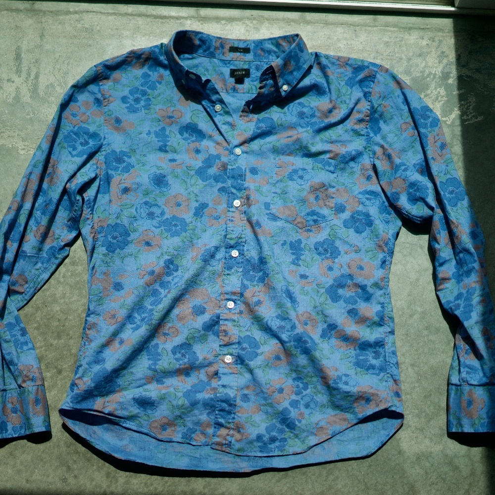 J Crew Floral Shirt